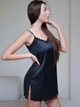 Нічна сорочка жіноча Leinle 1562 L Чорна (4821562650154) - зображення 3