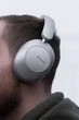 Наушники беспроводные Bluetooth c микрофоном Proove Silence 3D with ANС |BT5.3, 55H, AUX, Type-C| light gray - изображение 2
