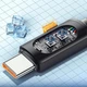 Кабель Essager Enjoy LED Digital Display USB Charging Cable Type C to Type C 100W 2 м Black (EXCTT1-XYA01-P) - зображення 2