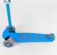 Детский самокат Best Scooter 38603. Складной алюминиевый руль, PU колеса с подсветкой. Голубой - изображение 3