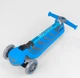 Детский самокат Best Scooter 38603. Складной алюминиевый руль, PU колеса с подсветкой. Голубой - изображение 5