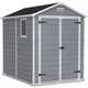Садовий будиночок Keter Manor 6x8 DD 185х236 см сірий/білий 230448 - изображение 1