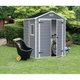 Садовий будиночок Keter Manor 6x8 DD 185х236 см сірий/білий 230448 - изображение 4