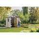 Садовый домик Keter Manor 6x5 DD 185х152 см бежевый 255139 - изображение 3
