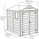 Садовый домик Keter Manor 6x8 DD 185х237 см бежевый 255140 - изображение 8