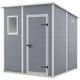 Садовий будиночок Keter Manor Pent 6x6 183х185 см сірий/білий 249348 - зображення 1