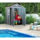 Садовий будиночок Keter Manor 6x5 DD 185х152 см сірий/білий 228615 - зображення 2