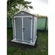 Садовий будиночок Keter Manor 6x5 DD 185х152 см сірий/білий 228615 - зображення 9