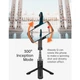 Монопод Hohem для селфі iSteady Q 4 в 1 Чорний (1013-920-00) - зображення 6