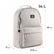 Рюкзак GoPack Education Teens GO24-147M-1 бежевий 14 л 40x27, 5x11 - зображення 2