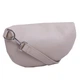 Сумка женская бананка из натуральной кожи Genuine leather 18410 бежевая - изображение 2