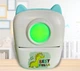Портативний дитячий міні принтер Mini Printer X2 Cat Bluetooth для смартфона Блакитний - зображення 1