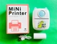 Портативний дитячий міні принтер Mini Printer X2 Cat Bluetooth для смартфона Блакитний - зображення 10