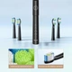 Насадки для электрической зубной щетки Fairywill E11 Black 4шт - изображение 3