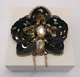 Брошь ручной работы ''Черная орхидея'' - изображение 2