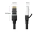 Патч-корд UGREEN NW101 Cat 6 U/UTP Pure Copper Ethernet Flat Cable 5m Black (50187) - зображення 5