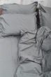 Комплект постельного белья Moon&Star Двуспальный 175х210 см Gray Satin Stripe (MS-820003645) - изображение 5