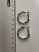 Серьги-кольца Honey Fashion Accessories серебристый (12-105) - изображение 4