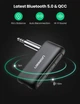 Бездротовий аудіо приймач Bluetooth 5.0 ресивер UGREEN CM276 AUX для автомобіля (70303) - зображення 2