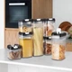 Набор герметичных контейнеров Food storage 7 шт пластиковые Органайзер для хранения сыпучих продуктов и круп - изображение 1