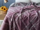 Плед хлопковый Pupilla 200х220 см Фуксия - изображение 1