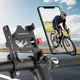 Велосипедний тримач для смартфону NEWBOLER MTB SJJ-297 металевий чорний - зображення 2