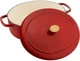Кастрюля чугунная овальная Ballarini Bellamonte с крышкой красная 6.5 л (75003-567-0) - изображение 4