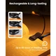 Лампа Glocusent Mini clip-on book light A11 1800/3400/6000K 80h Black - зображення 5