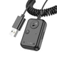 Аудіоадаптер універсальний Borofone June car BT TF FM transmitter BC49 Black - зображення 2