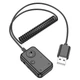 Аудіоадаптер універсальний Borofone June car BT TF FM transmitter BC49 Black - зображення 5