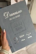 Детский фотоальбом с индивидуальными надписями "Baby book", первый альбом малыша на украинском, цвет серый - изображение 2
