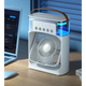 Мини кондиционер Air Cooler Fan 4в1 Увлажнитель c LED подсветкой ночник USB Зеленый - изображение 6