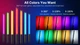 Ручной светодиодный светильник разноцветная лампа меч для фотостудии Ulanzi VL119 RGB Tube Light 50см, CRI 95+, 2500-9000К с возможностью крепления на штатив - изображение 2