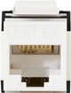 Гнездо Keystone Jack LogiLink Cat 6a UTP 180° White (4052792070859) - изображение 3