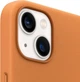 Чехол кожаный противоударный Leather Case with MagSafe для Apple Iphone 13 Pro Max (6.7") Golden Brown - изображение 12