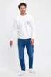 Свитшот с принтом Trend Collection 39354 Белый (EKRU) 2XL - изображение 2