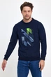 Свитшот с принтом Trend Collection 36072 Темно-синий (LACIVERT) M - изображение 8