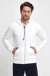 Кофта на замке спортивная Trend Collection 5336 Белый S - изображение 1