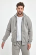 Кофта на замке спортивная флис Trend Collection 6164 светло-серый (BOYALI GRI) 2XL - изображение 1