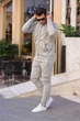 Кофта на замке спортивная флис Trend Collection 6164 светло-серый (BOYALI GRI) 2XL - изображение 8