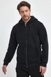 Кофта на замке спортивная флис Trend Collection 6164 черный (SIYAH) 2XL - изображение 3