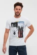 Футболка с принтом Trend Collection 4038 белый + принт (BEYAZ) 2XL - изображение 6
