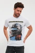 Футболка с принтом Trend Collection 4049 белый + принт (BEYAZ) L - изображение 7