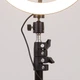 Кільцева LED лампа світлодіодна Flat Ring 10" + tripod 2.1m Чорний - зображення 5