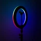 Кільцева світлодіодна LED лампа RGB Arc Ring 13" + tripod 2,1m Black - изображение 3