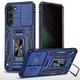 Противоударный чехол Camshield Army Ring для Samsung Galaxy S21 FE Navy - изображение 1
