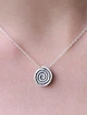 Срібний кулон "Спіраль" з ланцюжком 50 см (АРТ. №263/50) Dadiverin Jewelry - зображення 1