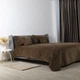 Покрывало ТЕП Velour Ромб круглый Коричневый Полуторное 150х210 см Двустороннее Полиэстер (2000008658508/4-00515_22403) - изображение 5
