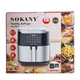 Мультипіч SOKANY SK-10037 на 8.8 літрів аерогриль, аерофритюрниця Чорний - изображение 9