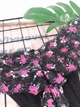 Мереживні трусики-стрінги B Intimates чорні з квітковим принтом M - зображення 7